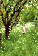 Thomas Cooper Gotch The Orchard oil painting reproduction